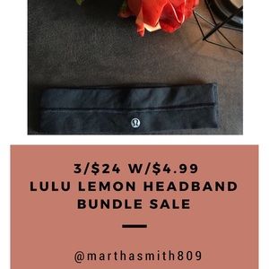 3/24 w/ $4.99 Shipping Lululemon Headband Bundle